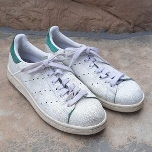 Adidas Stan Smith green white crackle LE sneakers